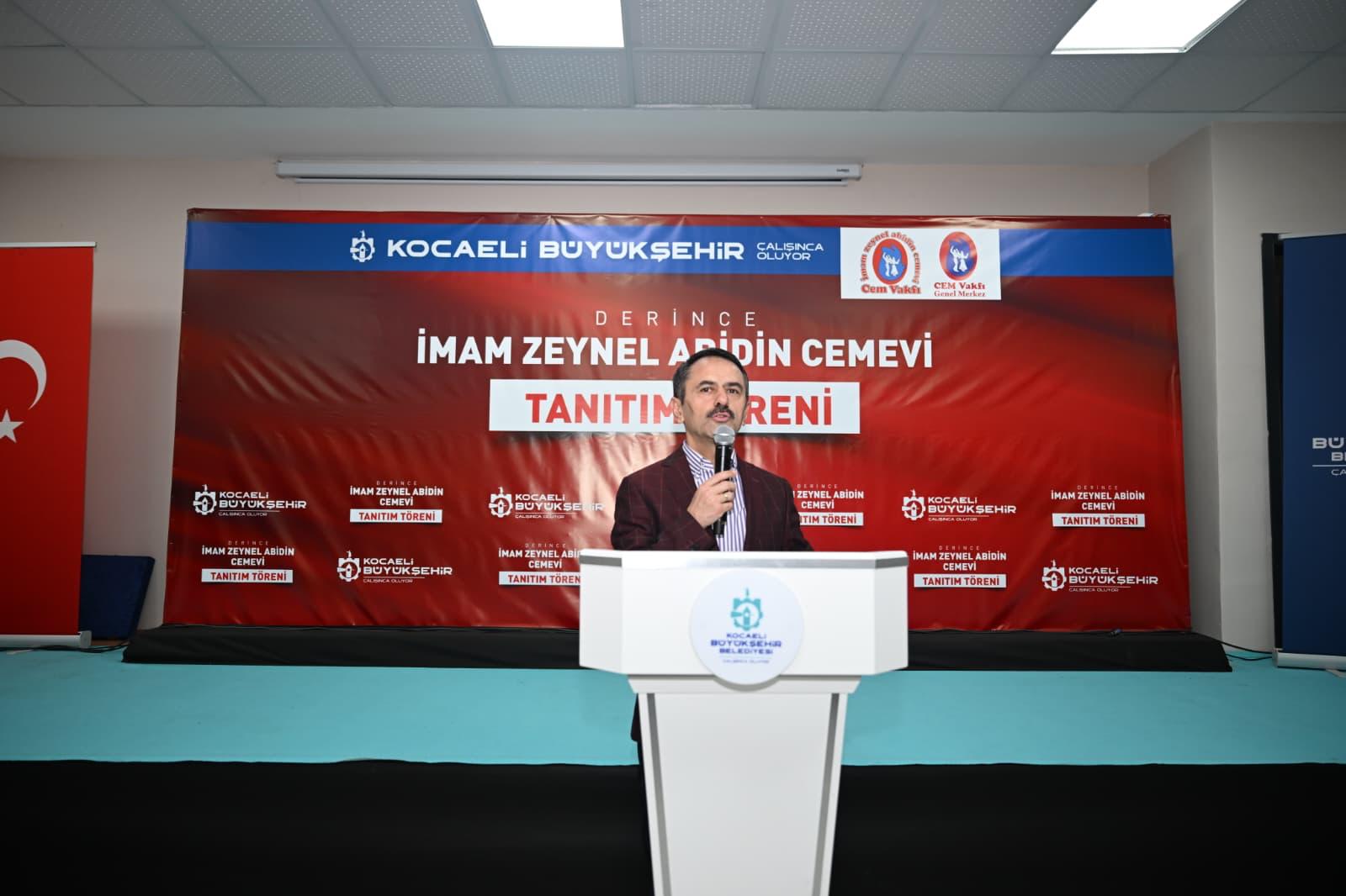 Derince İmam Zeynel Abidin Cemevi Tanıtım Töreni Aktaş ve Büyükakın’ın Katılımlarıyla Gerçekleşti