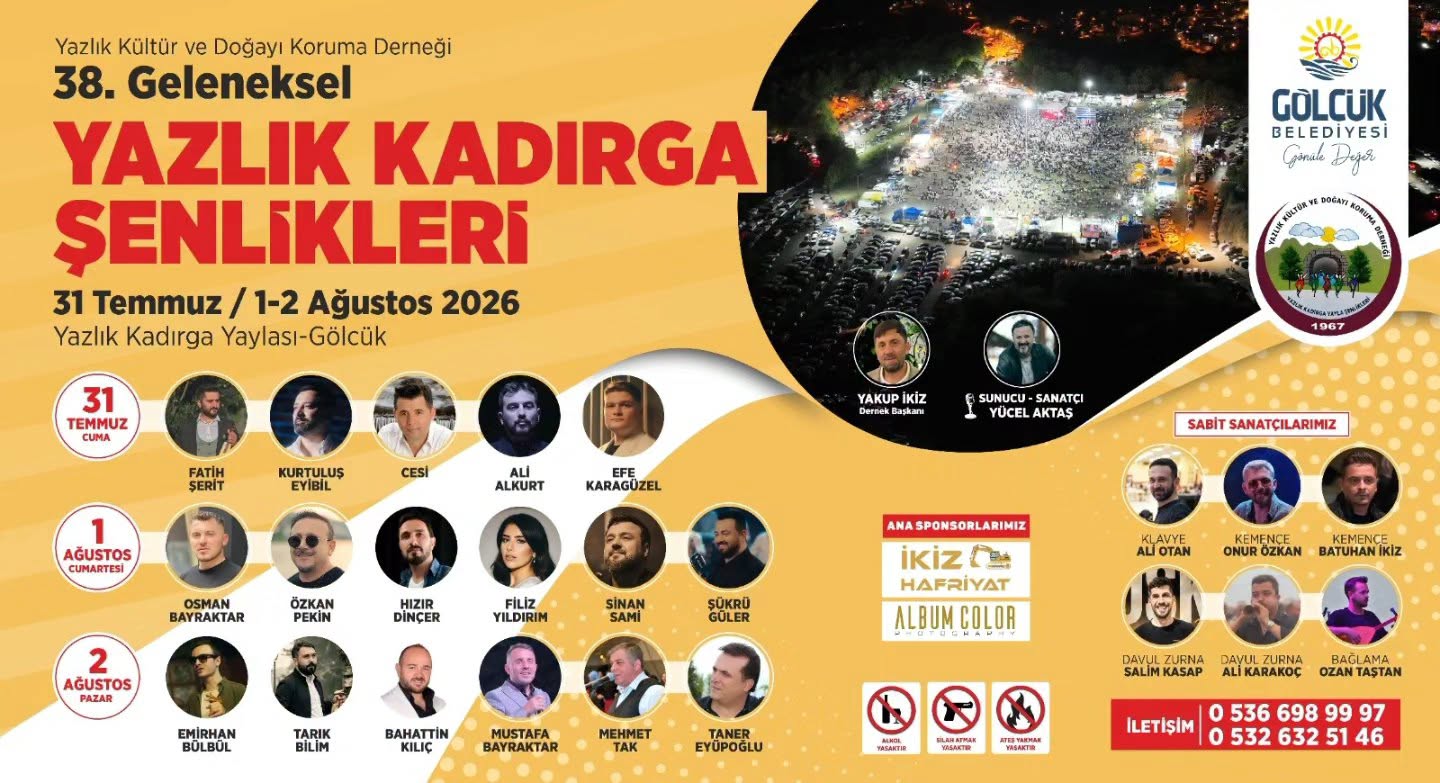 Geleneksel Kadırga Şenlikleri 31 Temmuz'da başlıyor: Tam 23 sanatçı sahne alacak!