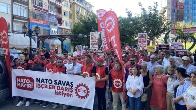 Devrimci İşçi Sendikaları Konfederasyonu (DİSK), Ankara'da gerçekleştirilecek NATO Zirvesi öncesinde
