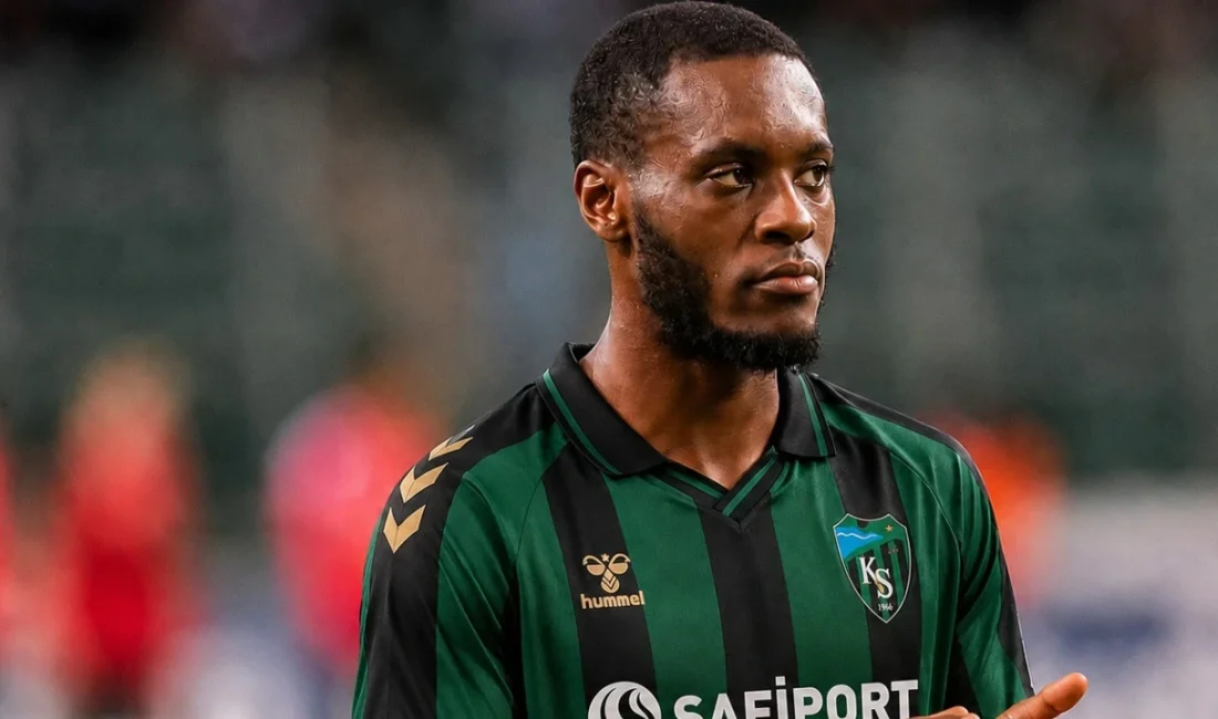 Kocaelispor’un yeni transferi Makana Baku, yeşil-siyahlı ekibin Topuk Yaylası’nda gerçekleştirdiği