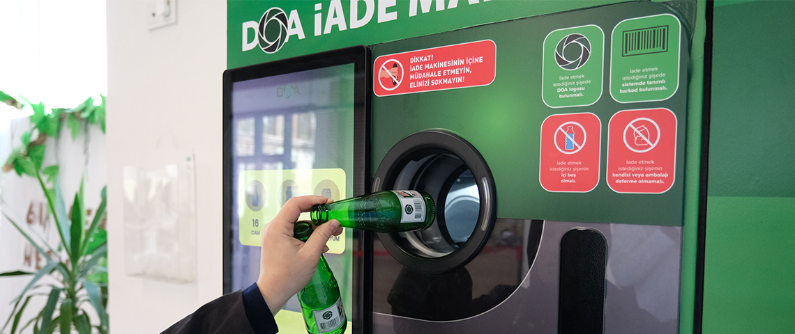 Depozitosu Olan Ambalaj (DOA) Sistemi’nde suistimalleri önlemek için QR kodla