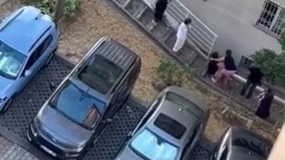 İstanbul’un Kağıthane ilçesinde sineklik takılmak için açık bırakılan pencereden düşen