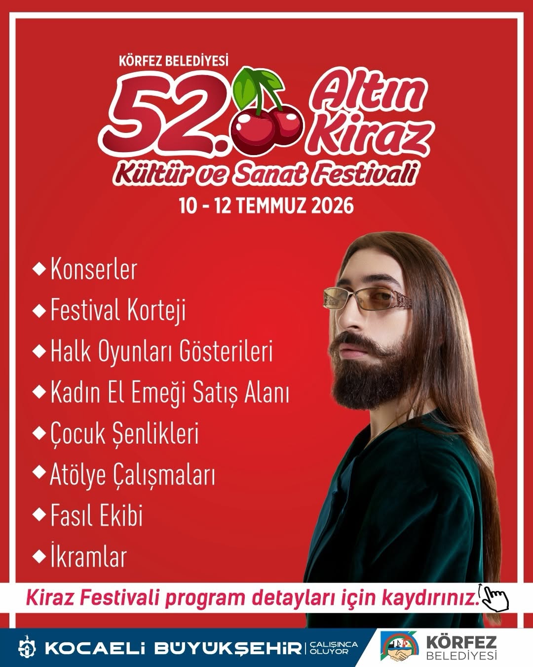Körfez’de 52. Yıllık Gurur: Altın Kiraz Kültür ve Sanat Festivali Başlıyor!