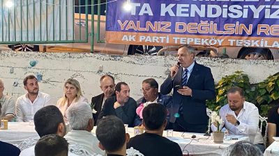 AK Parti İzmit İlçe Başkanı Halil Güngör Dokuzlar, Tepeköy Mahallesi'nde