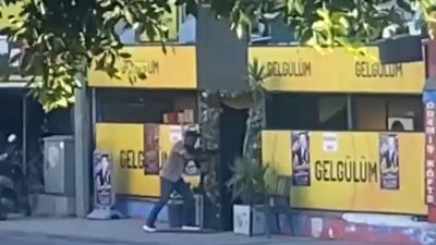 Muğla’nın turizm cenneti Bodrum ilçesinde, alkolün dozunu kaçıran bir şahıs