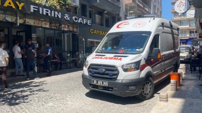 Denizli'nin Merkezefendi ilçesinde iş yerine giderken rahatsızlanan 43 yaşındaki esnaf