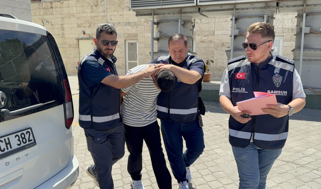 Samsun’da iş çıkışı genç bir kadını takip ederek cinsel saldırıda