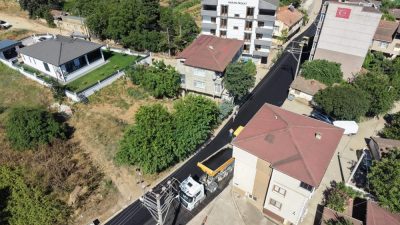 Gebze Pelitli Mahallesi Atatürk Caddesi'nde asfalt yenileme çalışmaları tamamlandı. Baştan