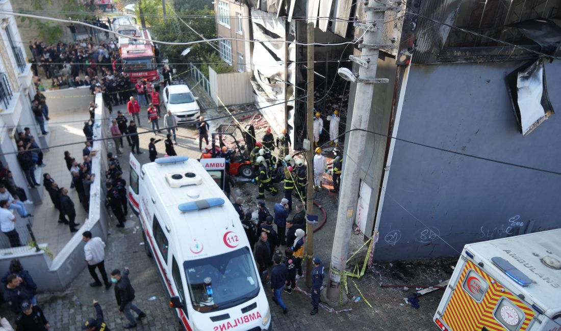 Kocaeli'nin Dilovası ilçesinde 7 işçinin hayatını kaybettiği Ravive Kozmetik fabrikasındaki