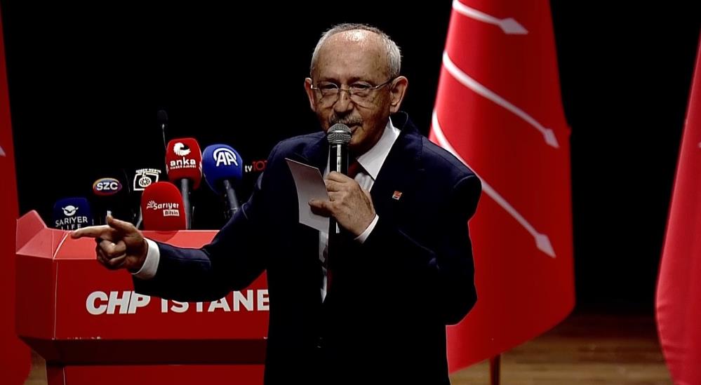 CHP Genel Başkanı Kemal Kılıçdaroğlu, Sarıyer'deki üye katılım töreninde yolsuzlukla