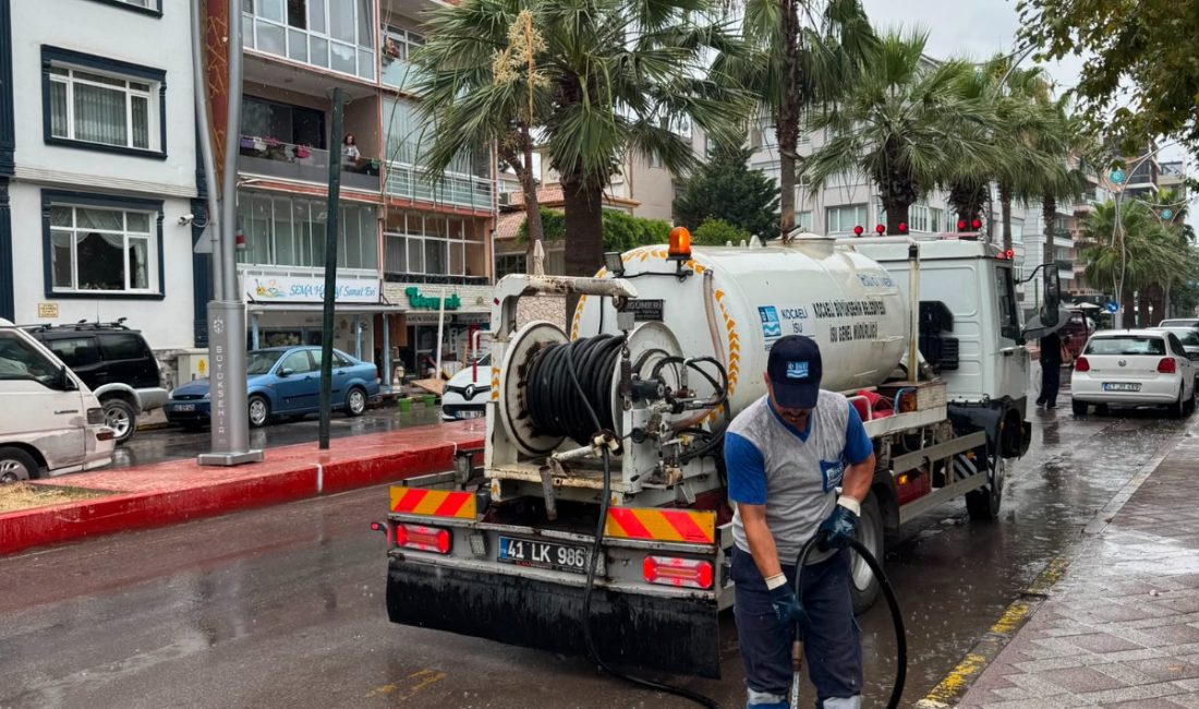 Kocaeli Büyükşehir Belediyesi, kuvvetli yağış uyarılarının ardından kent genelinde teyakkuza