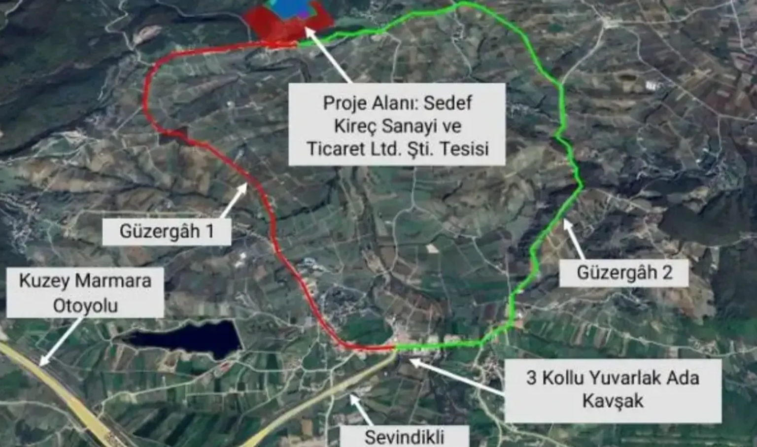 Körfez'deki Kireç Ocağı Projesine Valilik ve Büyükşehir'den Ret