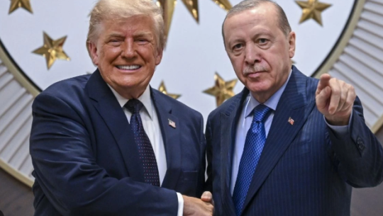 Cumhurbaşkanı Recep Tayyip Erdoğan, Amerika Birleşik Devletleri Başkanı Donald Trump'ı