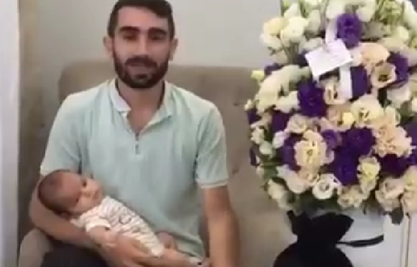 Kocaeli'nin Darıca ilçesinde dünyaya gelen bebeğe Sedat Peker ismi verildi.