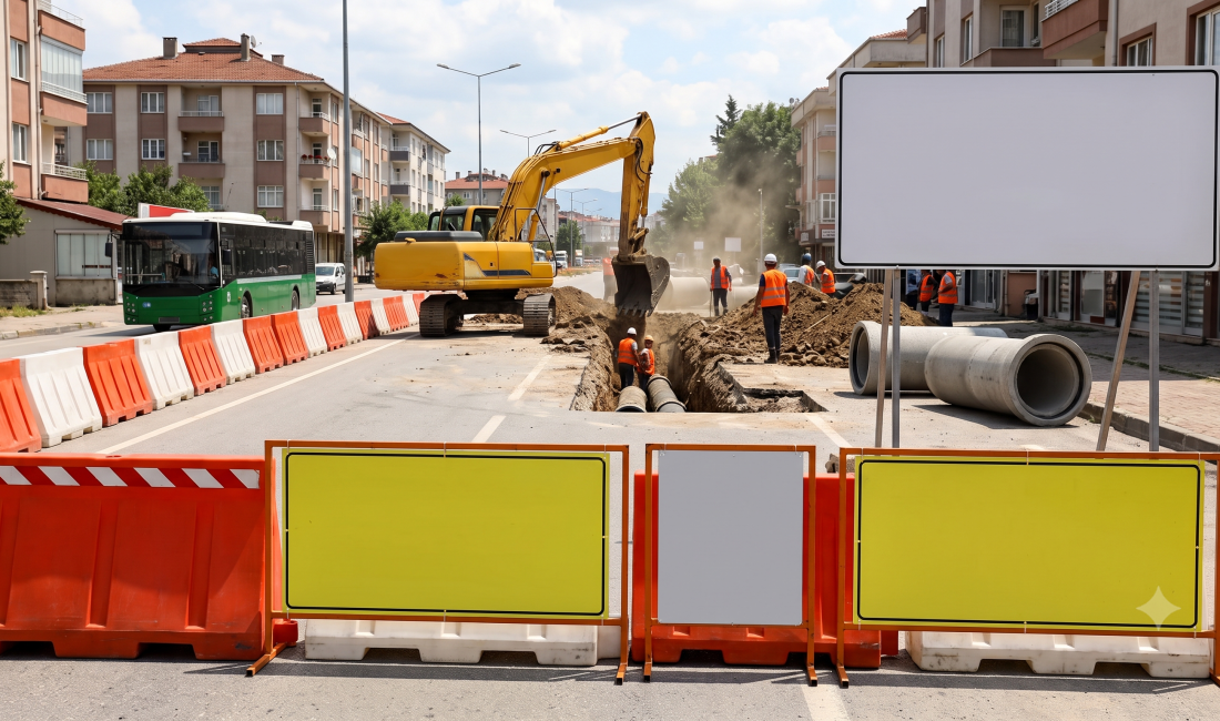 Kocaeli Büyükşehir Belediyesi, Körfez ilçesinde yürütülecek altyapı çalışmaları nedeniyle ulaşımda