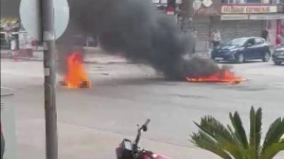 Hatay'da zihinsel engelli şahıs, üzerine benzin dökerek kendini yaktı.