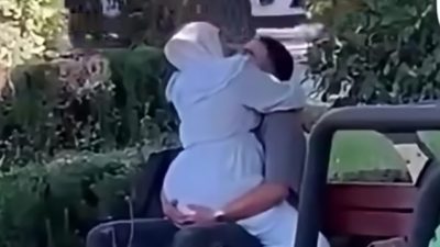 İstanbul'un Bakırköy ilçesindeki bir çocuk parkında kaydedildiği öne sürülen ve