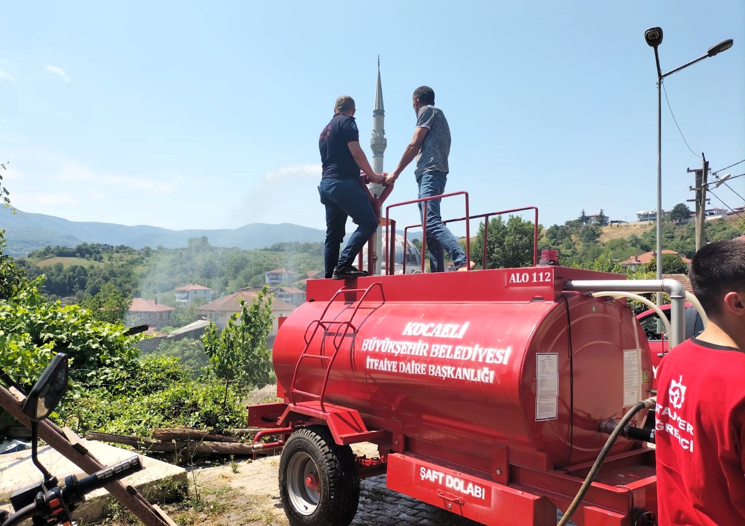 Mahallelerde yangın bilinci Büyükşehir’le güçleniyor