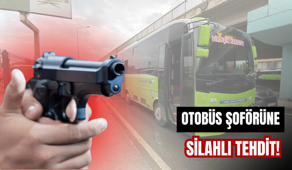 Kocaeli’de özel halk otobüsünde yaşanan tartışma silahlı tehdide dönüştü. Kent