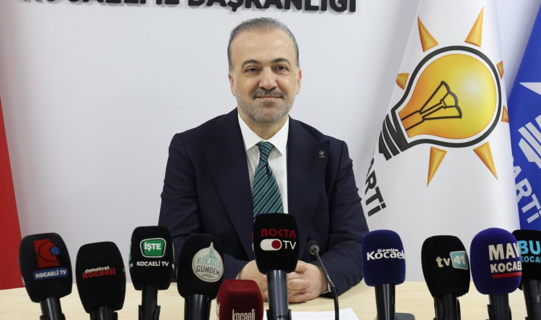 KOCAELİ – AK Parti Kocaeli İl Başkanı Şahin Talus, düzenlediği