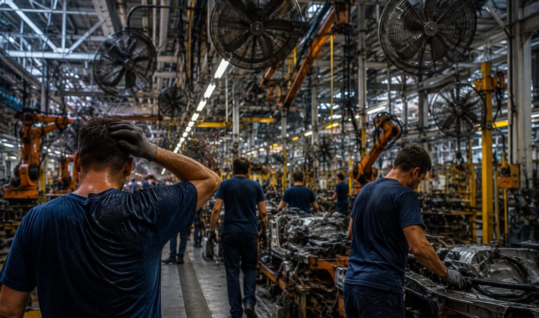 KOCAELİ – Kocaeli'deki Ford Otosan Gölcük Fabrikası'nda çalışan bazı işçiler,