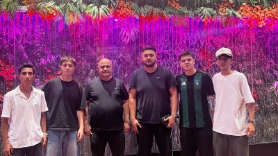 Kocaelispor Başkanı Recep Durul ve eşi Melekber Durul, yeşil-siyahlı camianın