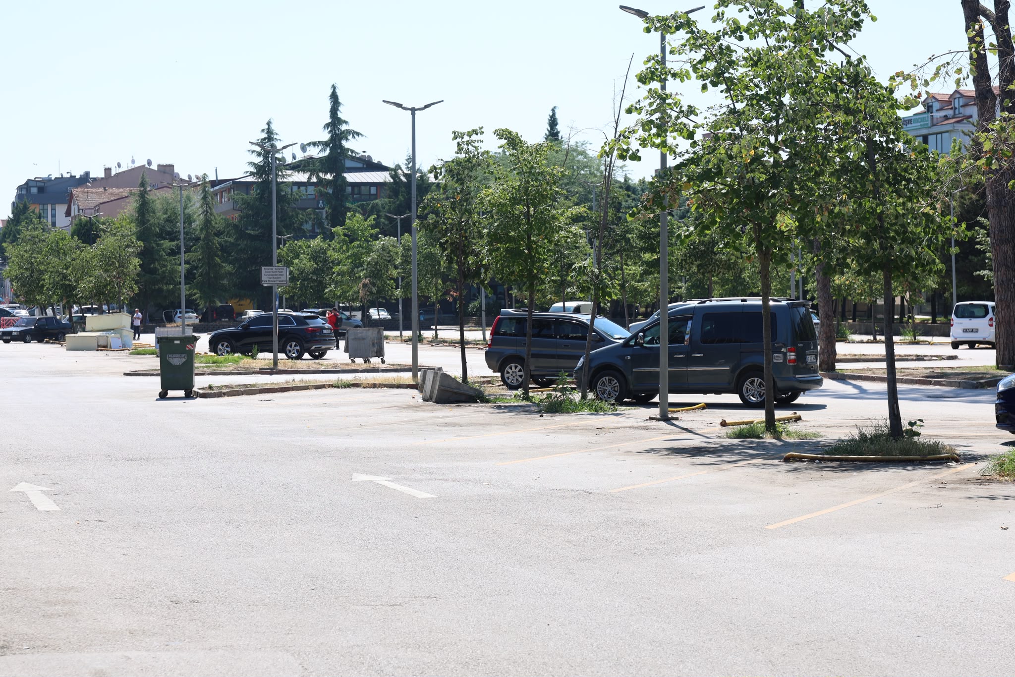 Doğu Kışla otoparkı geçici olarak kapatıldı