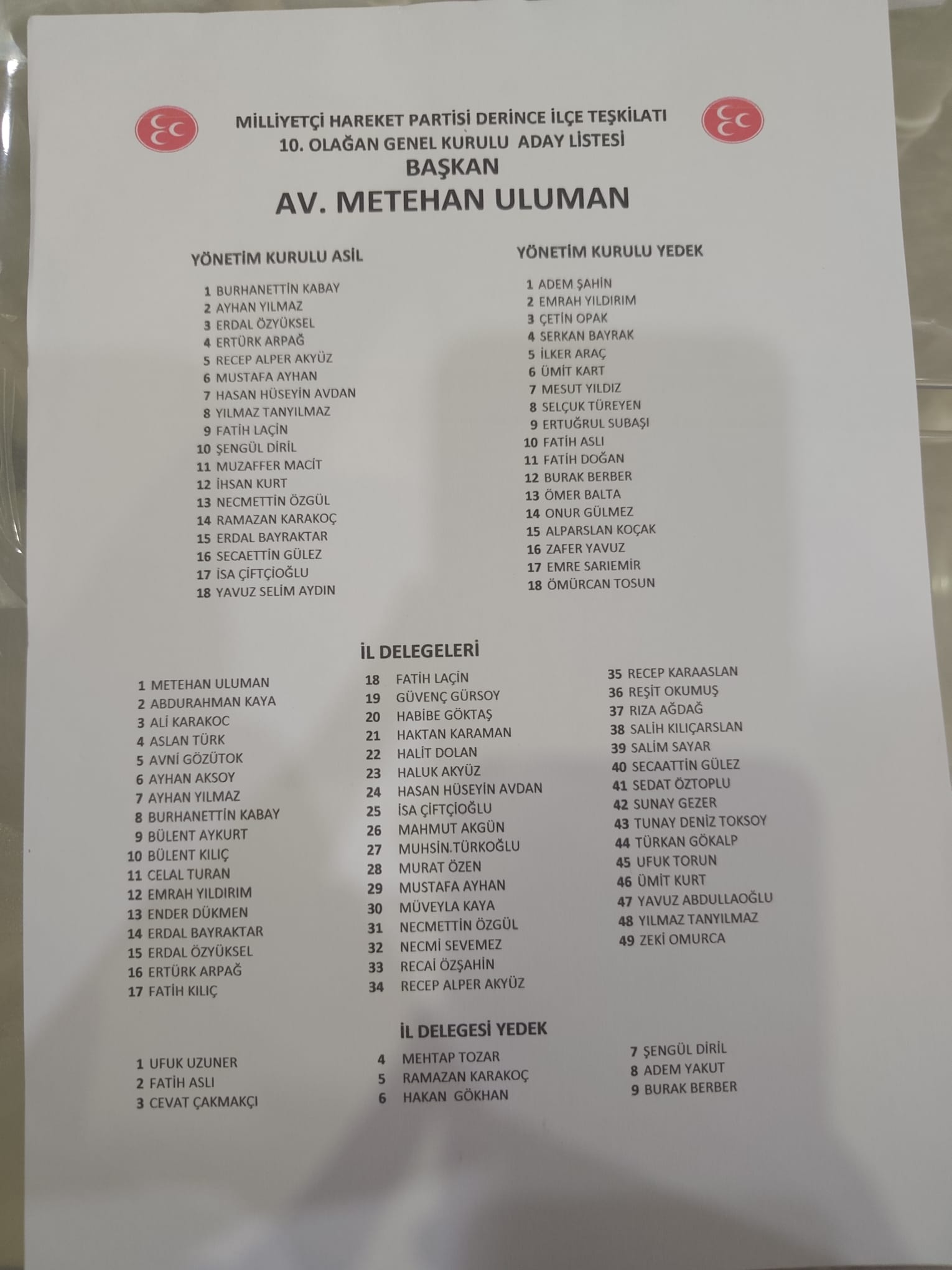 MHP Kocaeli'de 3 ilçenin kongresi tamamlandı!