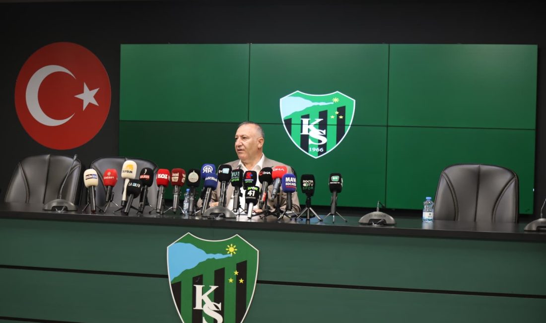 Kocaelispor Basın Sözcüsü Haşmet Uçar, ilk basın toplantısında transfer çalışmaları,