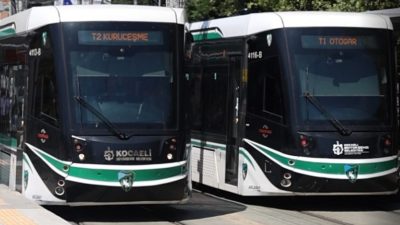 Kocaeli’de kent içi ulaşımın can damarı olan Akçaray Tramvay Hattı’nda