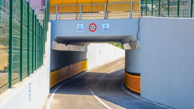 Kocaeli Büyükşehir Belediyesi tarafından tamamlanan Gölcük Ulaşlı Alt Geçidi araç