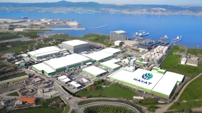 Kocaeli’nin İzmit ile Kartepe sınırında yer alan Hayat Kimya tesislerinde,