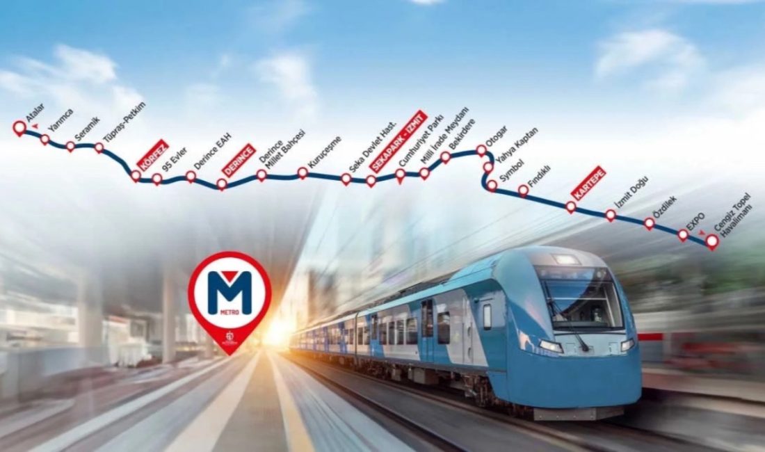 Kocaeli'de yapımı süren Körfezray Metro Projesi'nde güzergah değişikliğine gidildiği öğrenildi.
