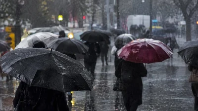 Meteoroloji Genel Müdürlüğü'nün son tahminine göre Kocaeli'nde çarşamba günü sağanak