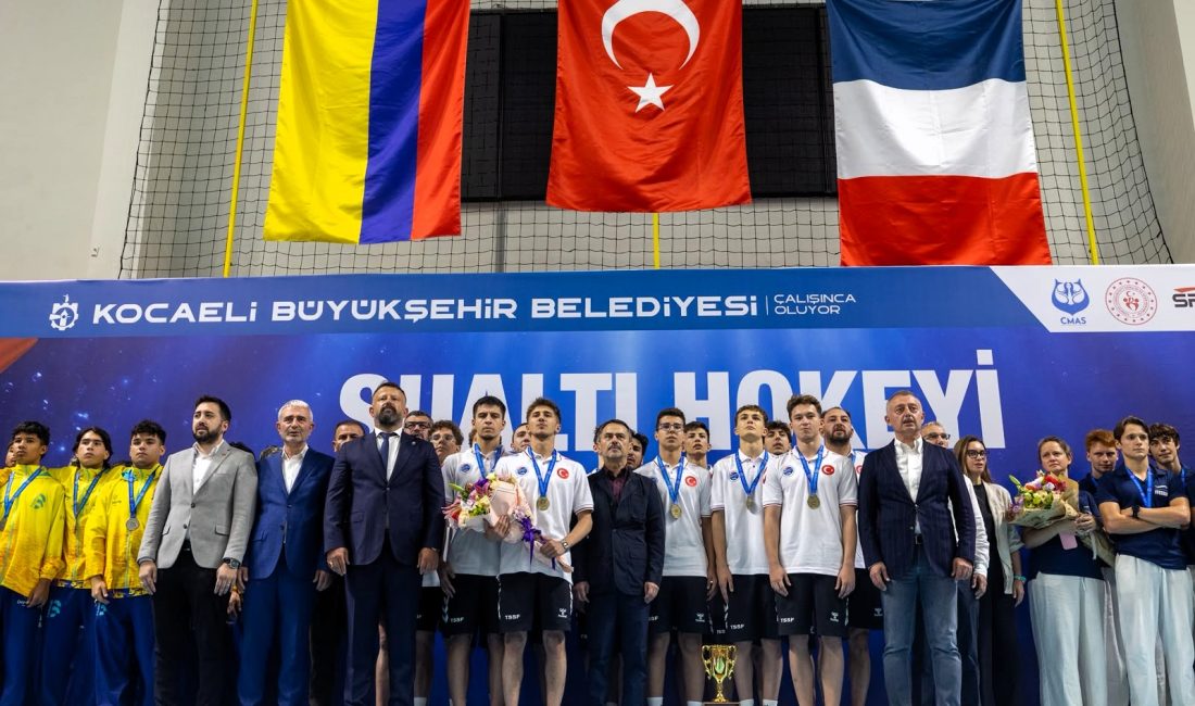 Kocaeli Büyükşehir Belediyesi’nin ev sahipliğinde düzenlenen Sualtı Hokeyi Dünya Şampiyonası,
