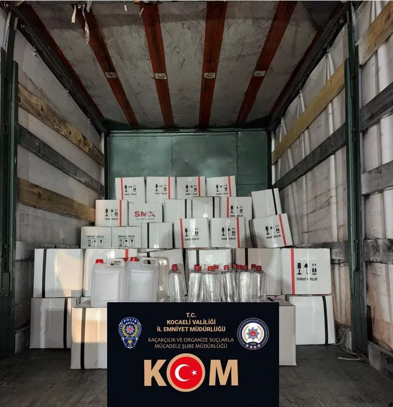 Kocaeli'de operasyon: 2400 litre ile yakalandı!