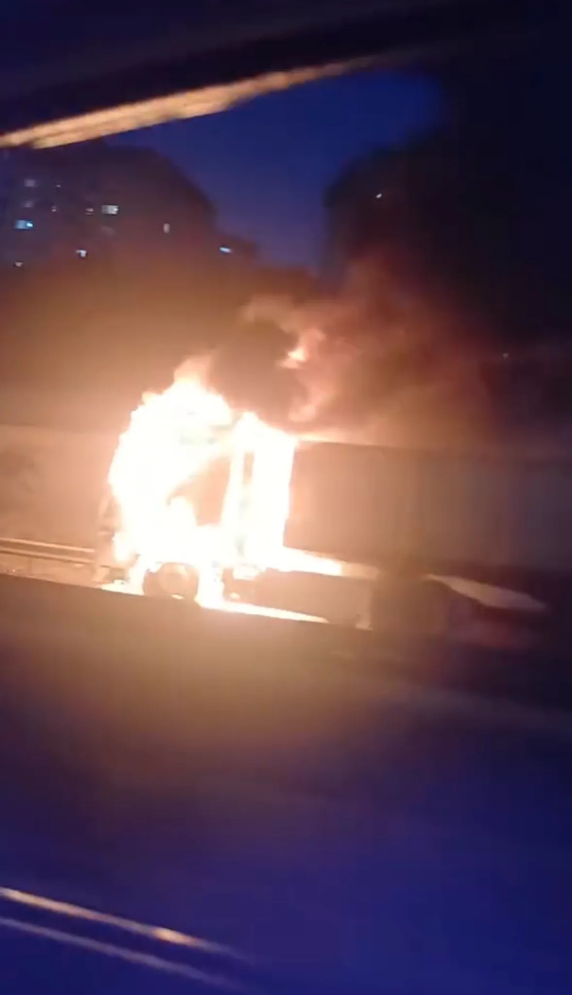 TEM Kocaeli'de korku dolu anlar