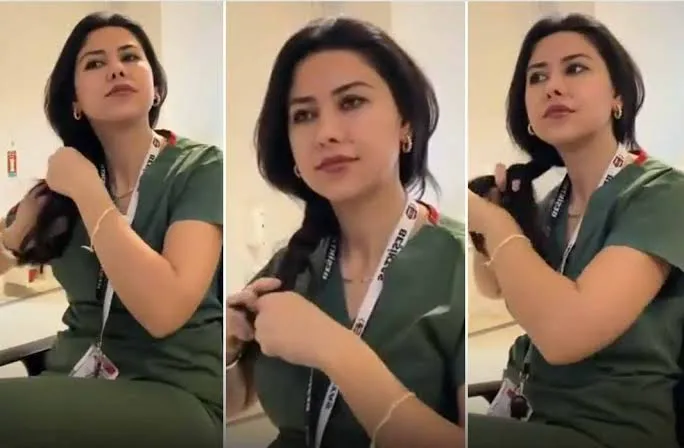 Saç örme eylemine katılan Kocaelili hemşire İkra Avcı meslekten atıldı