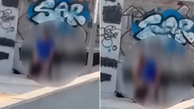 İzmir’in Buca ilçesinde, gündüz saatlerinde bir apartmanın çatısında uygunsuz hareketlerde