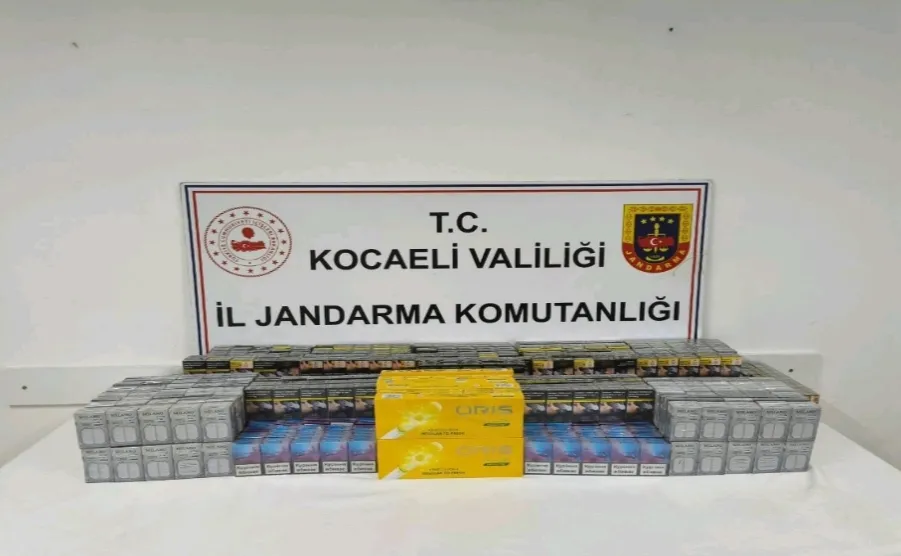 Kocaeli'de kaçakçılık operasyonu: 1530 paket ele geçirildi