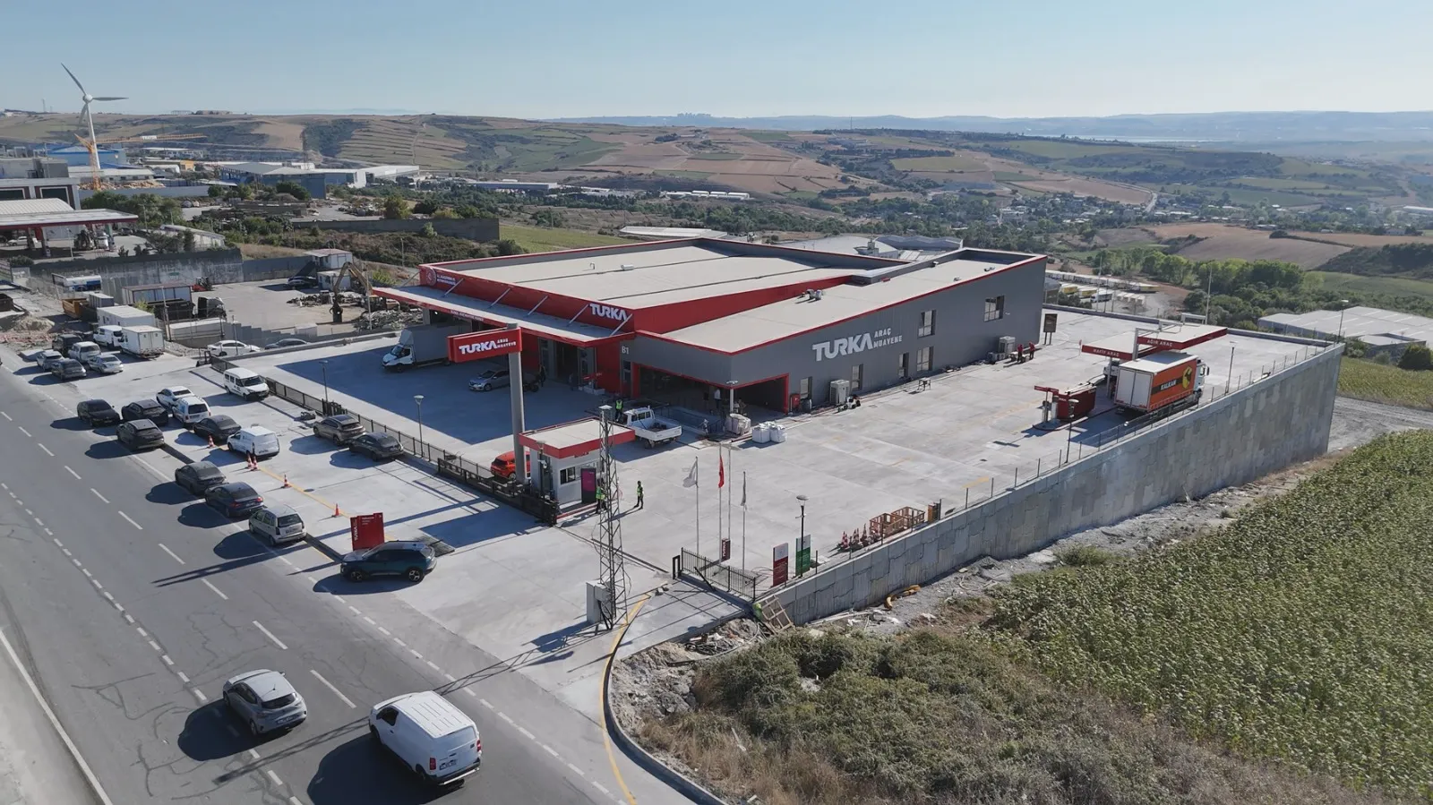 Teknoloji üssü gibi araç muayene merkezi