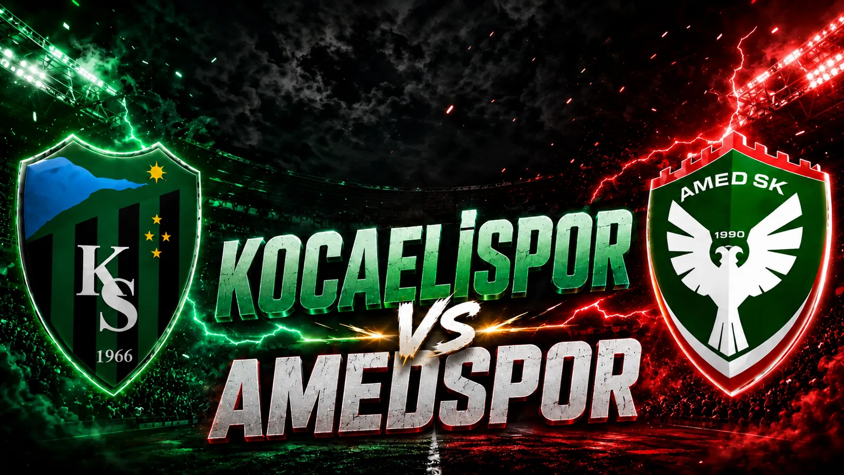 Kocaelispor - Amed SF maçı canlı anlatım