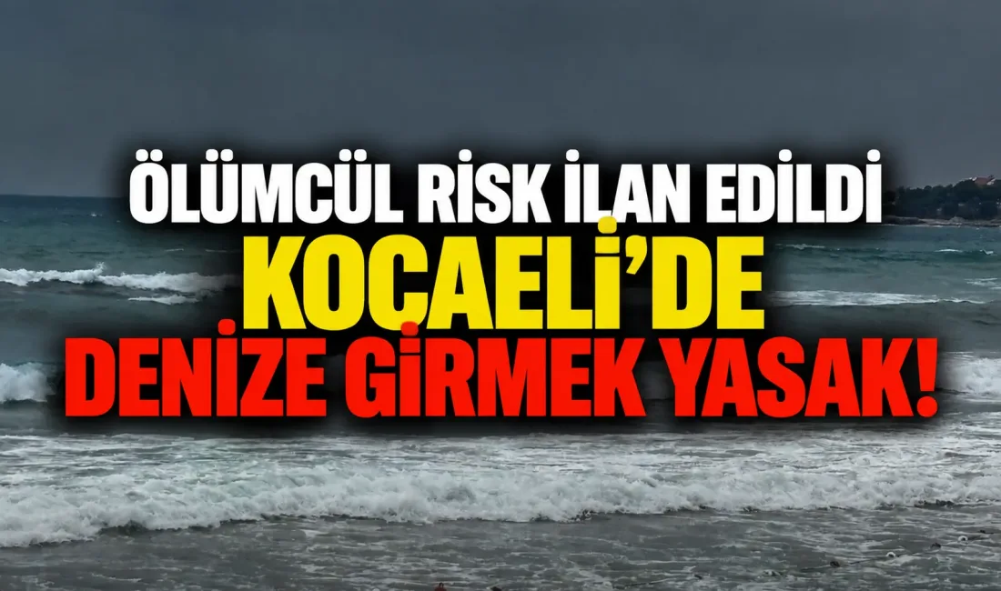 Kocaeli'nin Kandıra ilçesinde olumsuz hava şartları sebebiyle tüm sahillerde denize