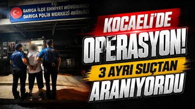 Kocaeli’de hakkında 5 yıl kesinleşmiş hapis cezası bulunan 42 yaşındaki