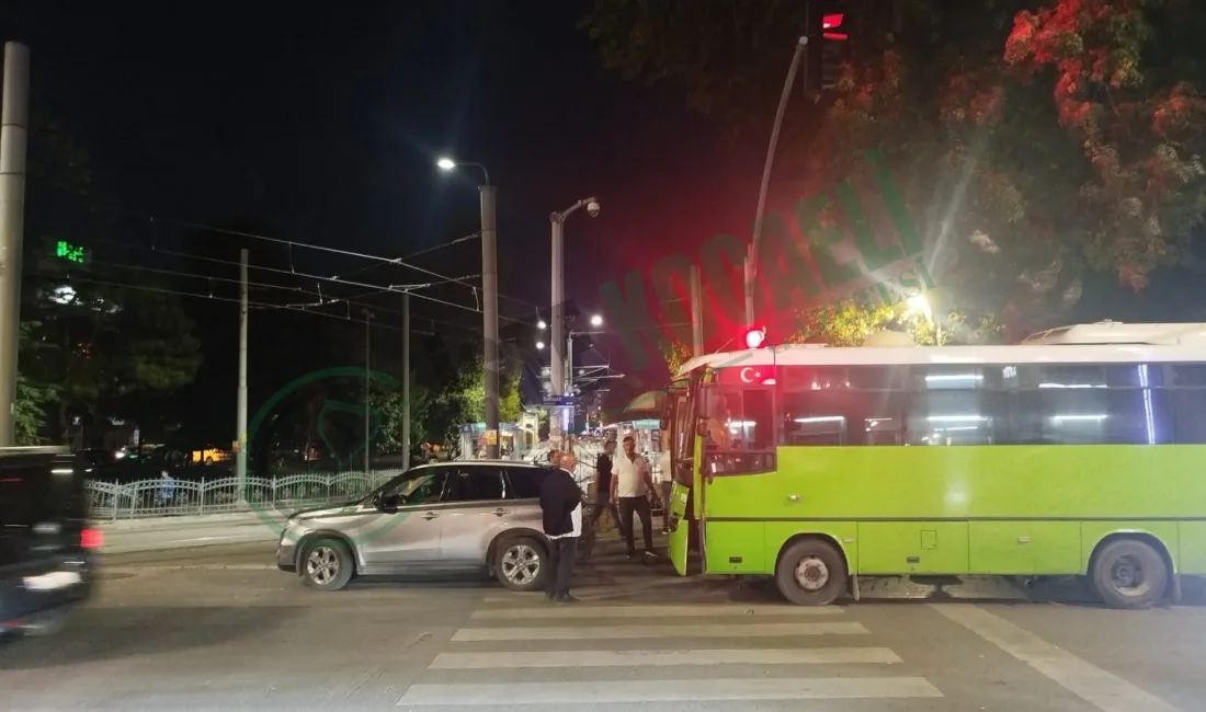 Kocaeli’nin İzmit ilçesinde kentiçi ulaşım ağının en hareketli noktalarından birinde,