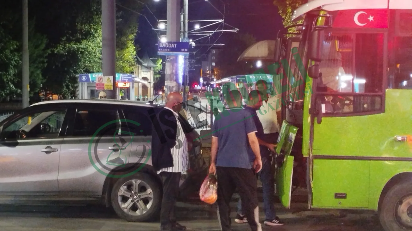 Kocaeli’de korku dolu anlar! Otobüsle çarpıştı