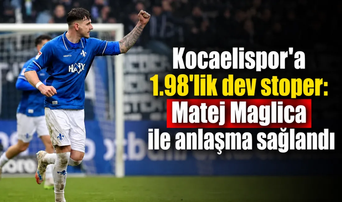 Transfer çalışmalarını sürdüren Kocaelispor, Almanya'nın Darmstadt 98 takımında forma giyen