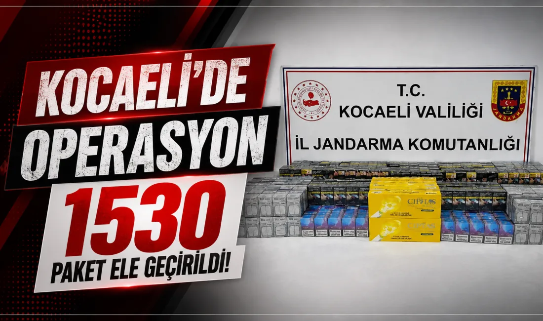 Kocaeli’nin Dilovası ilçesinde jandarma ekipleri tarafından gerçekleştirilen kaçakçılık operasyonunda, bir