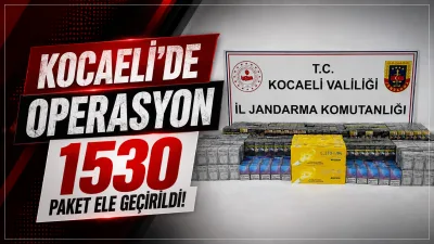 Kocaeli’nin Dilovası ilçesinde jandarma ekipleri tarafından gerçekleştirilen kaçakçılık operasyonunda, bir