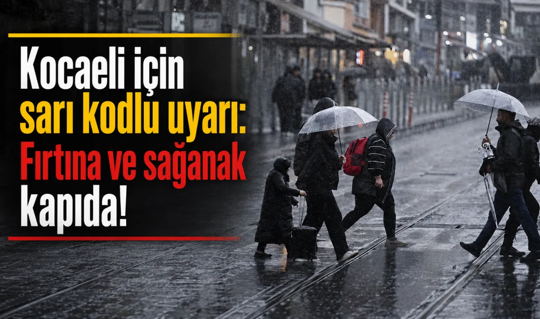 Meteoroloji Genel Müdürlüğü, Marmara Bölgesi ve özellikle Kocaeli genelinde hava